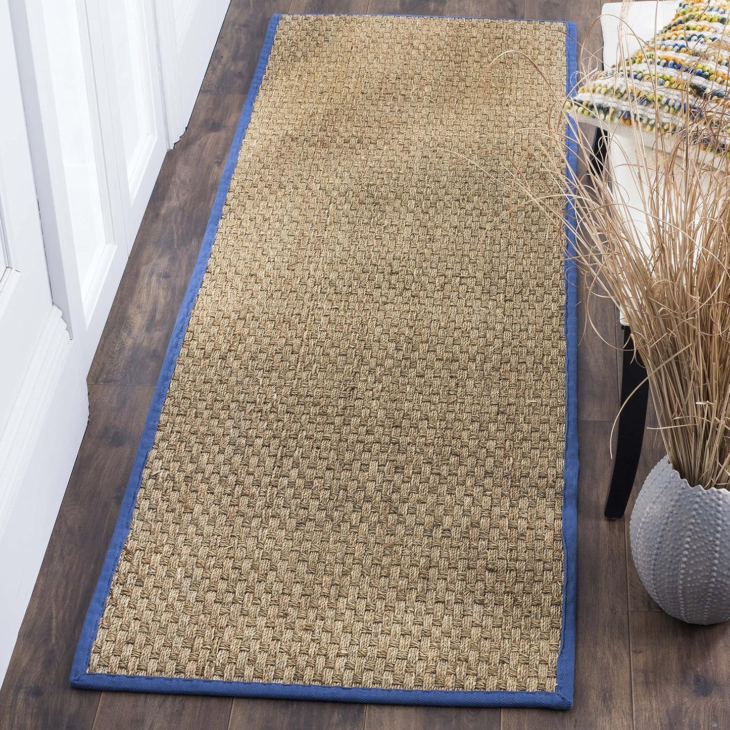 SAFAVIEH Natural Fiber Runner Rug - Stylish Seagrass Design