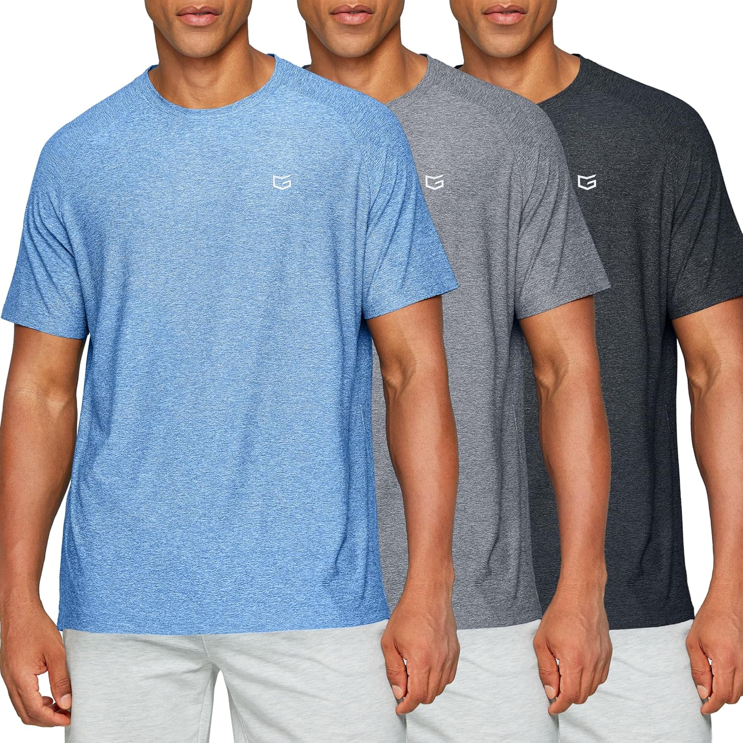 G Gradual Men's Workout Quick Dry T-Shirts for Active Lifestyles