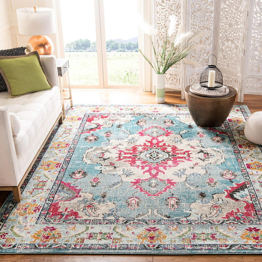 SAFAVIEH Monaco Collection Area Rug - Boho Chic Design for Home