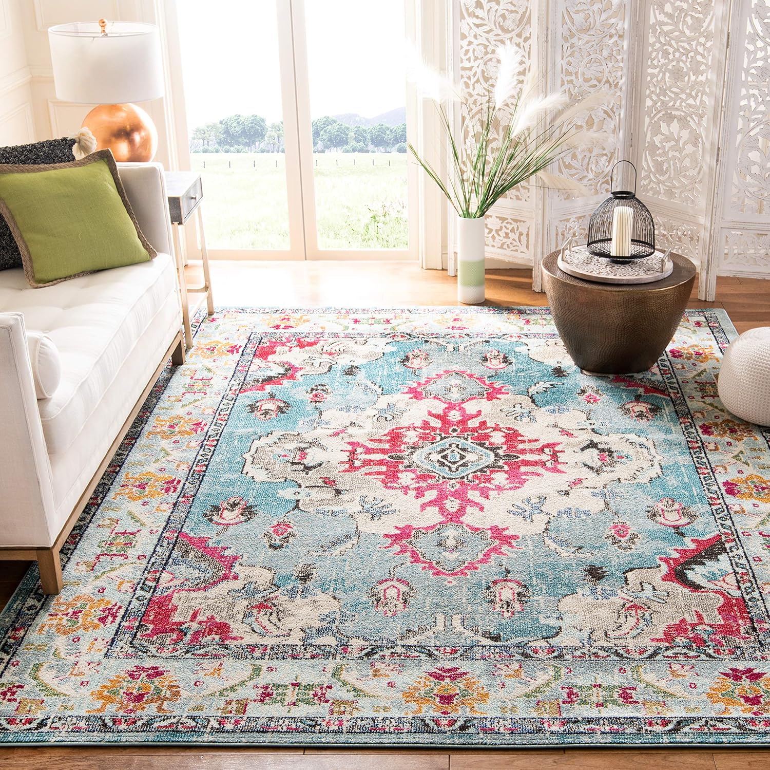 SAFAVIEH Monaco Collection Area Rug - Boho Chic Design