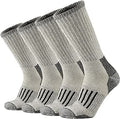 Merino Wool Cushion Crew Socks for Men - Warm, Moisture Wicking