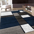 Rugshop Contemporary Modern Boxes Area Rug 7 ft 10 in x 10 ft 2 in