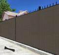 6 ft x 40 ft Brown Privacy Fence Screen - 90% Wind & View Block