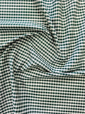 1/8 Gingham Checkered Poplin Shirting Fabric 60 in - Soft, Breathable