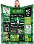Golf Themed Blanket - Perfect Gift for Golf Lovers!