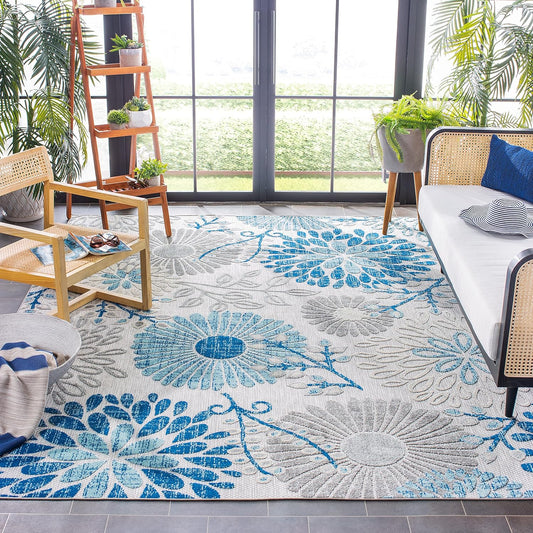 SAFAVIEH Cabana Collection Area Rug - Stylish Floral Design