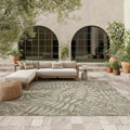 Aloha Indoor/Outdoor Natural 7 ft x 10 ft Area Rug - Easy Care