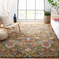 SAFAVIEH Blossom Collection Area Rug 8 ft x 10 ft - Handmade Wool