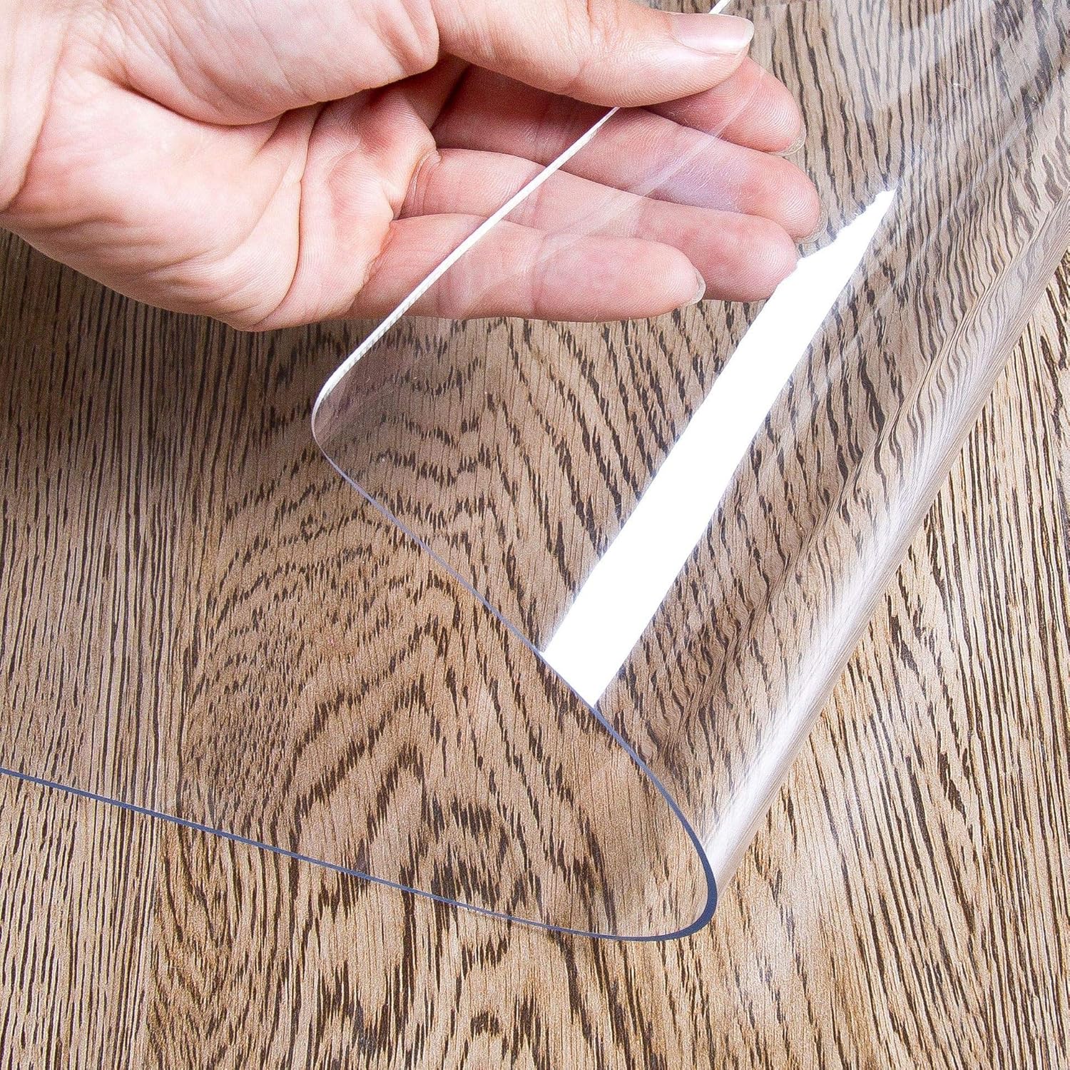 Clear Table Protector 29 x 59 Inch for Dining and Office Use