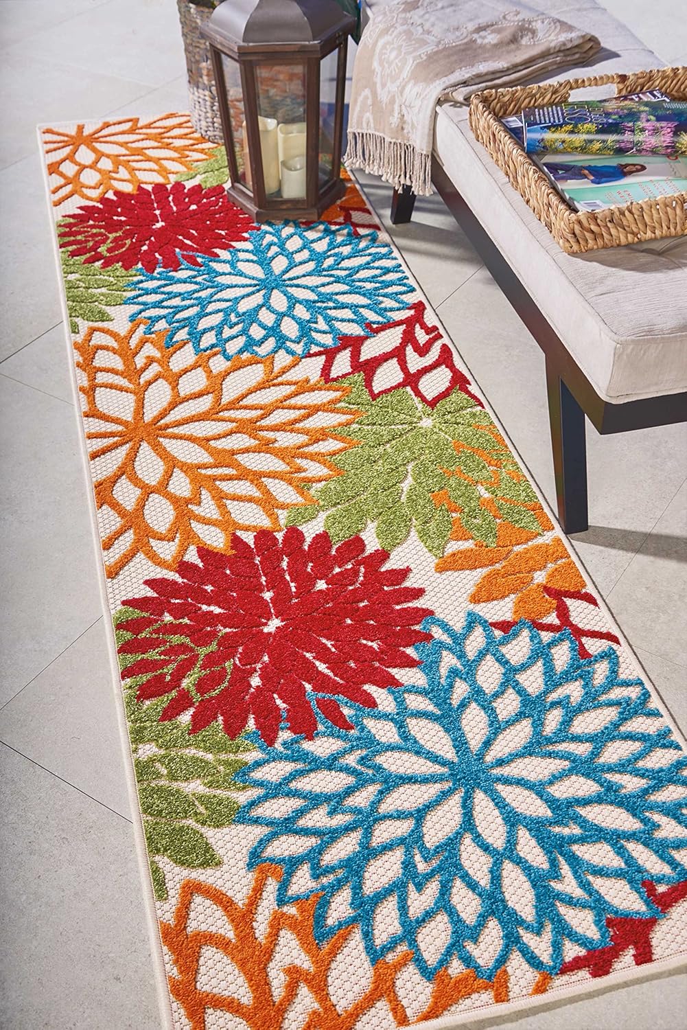 Nourison Aloha Indoor/Outdoor Green 2ft 3in' x 8ft Area-Rug Review