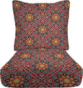24 x 24 Deep Seating Chair Cushion Set - All-Weather Spun Fabric