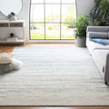 Adirondack Collection Area Rug 10 ft Square - Slate & Cream