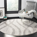 SAFAVIEH Adirondack 10 ft Round Cream/Grey Area Rug - Durable Comfort