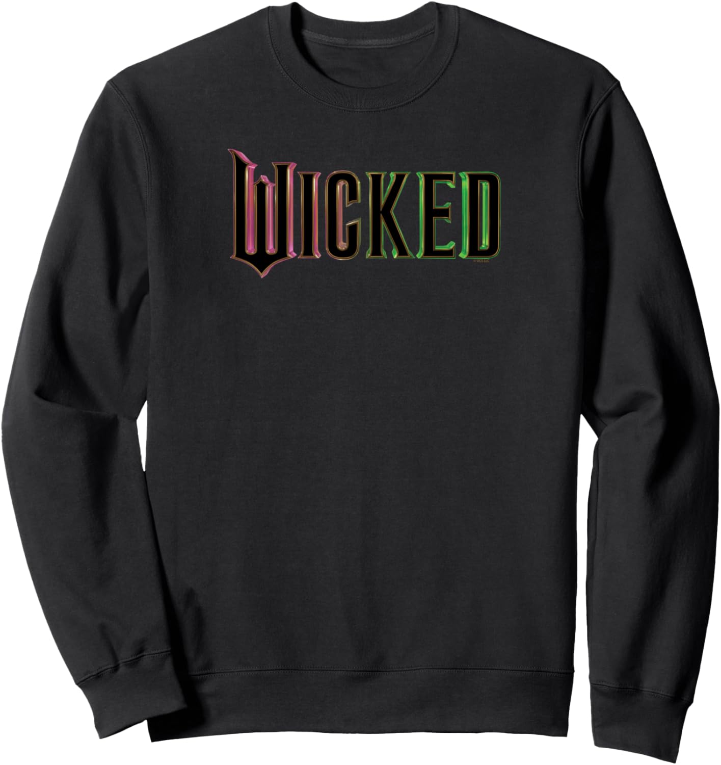 Wicked Logo Sweatshirt in Pink & Green: Stand Out Style