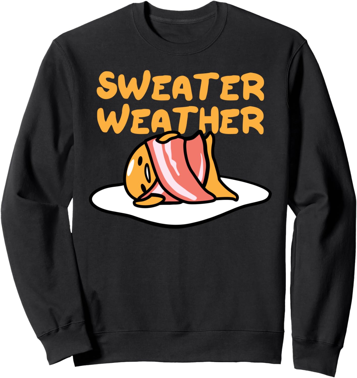 Gudetama Sweater Weather Bacon Blanket Sweatshirt for Comfort