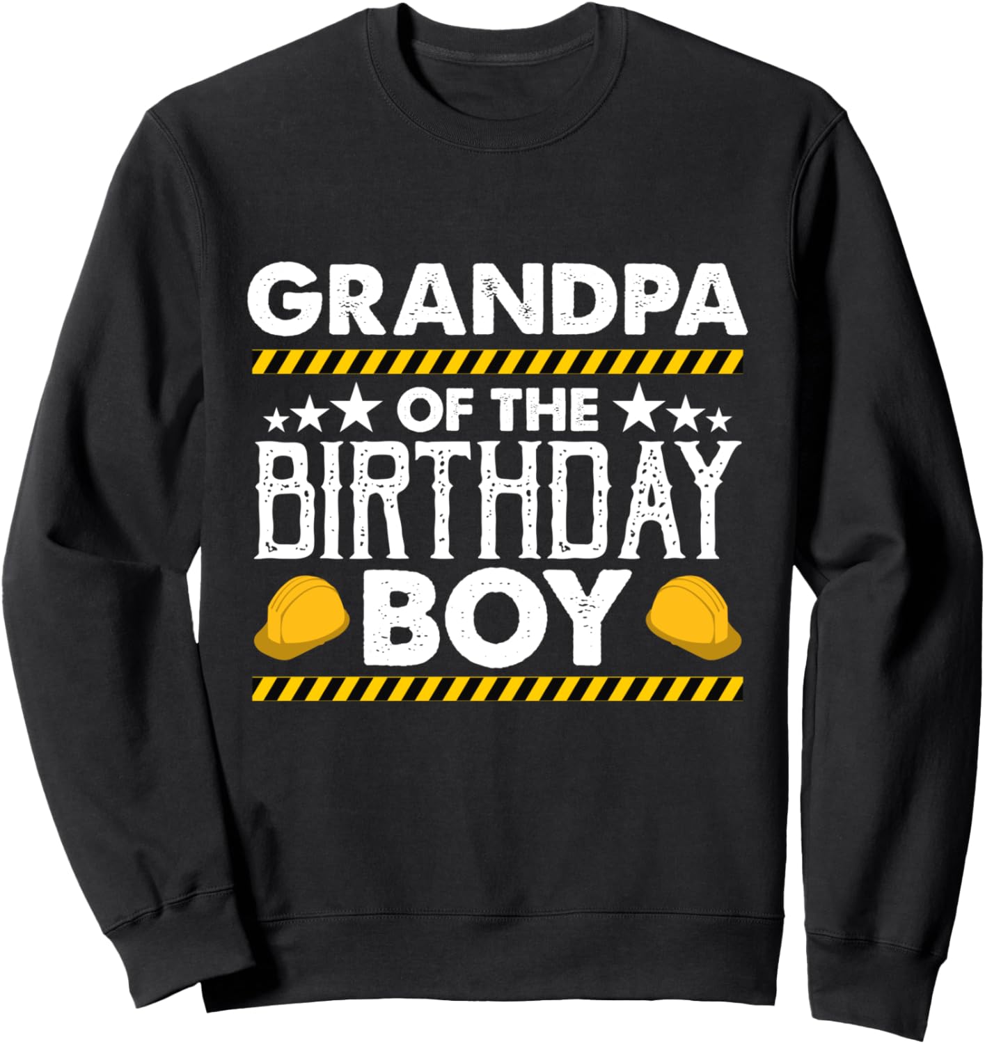 Construction Hard Hat Birthday Sweatshirt