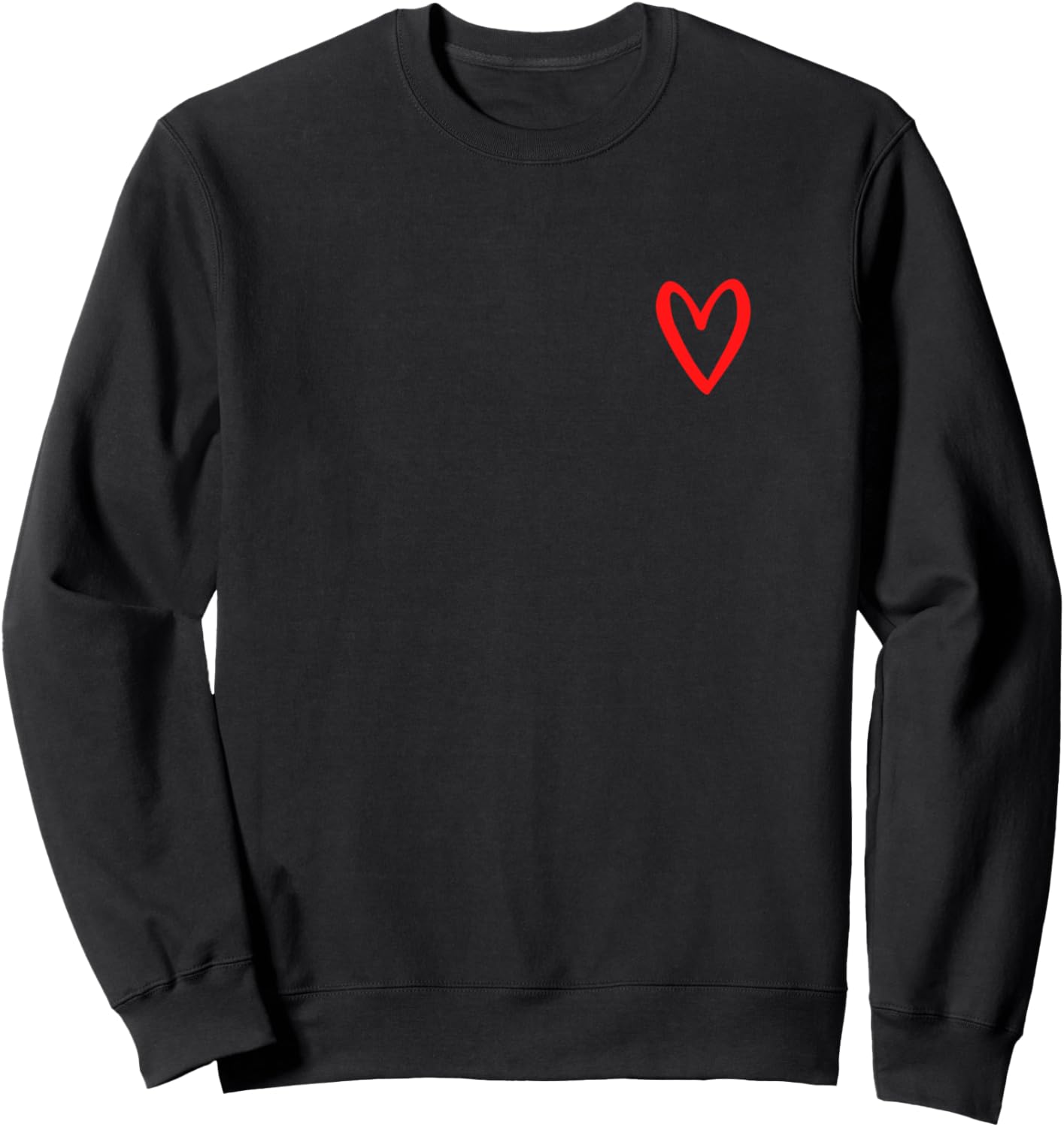 Vintage Heart Love Sweatshirt - Valentine's Day