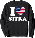 I Heart Sitka Sweatshirt: Cozy Patriot Style