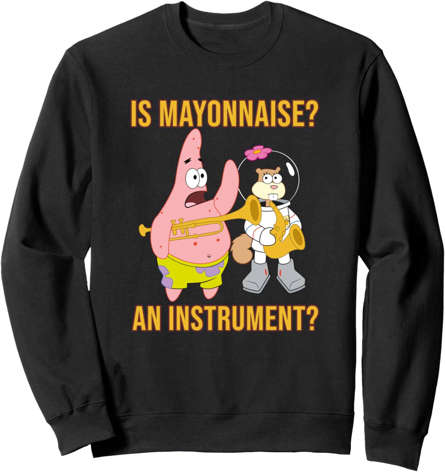 Mademark SpongeBob SquarePants Sweatshirt - Patrick & Sandy Design