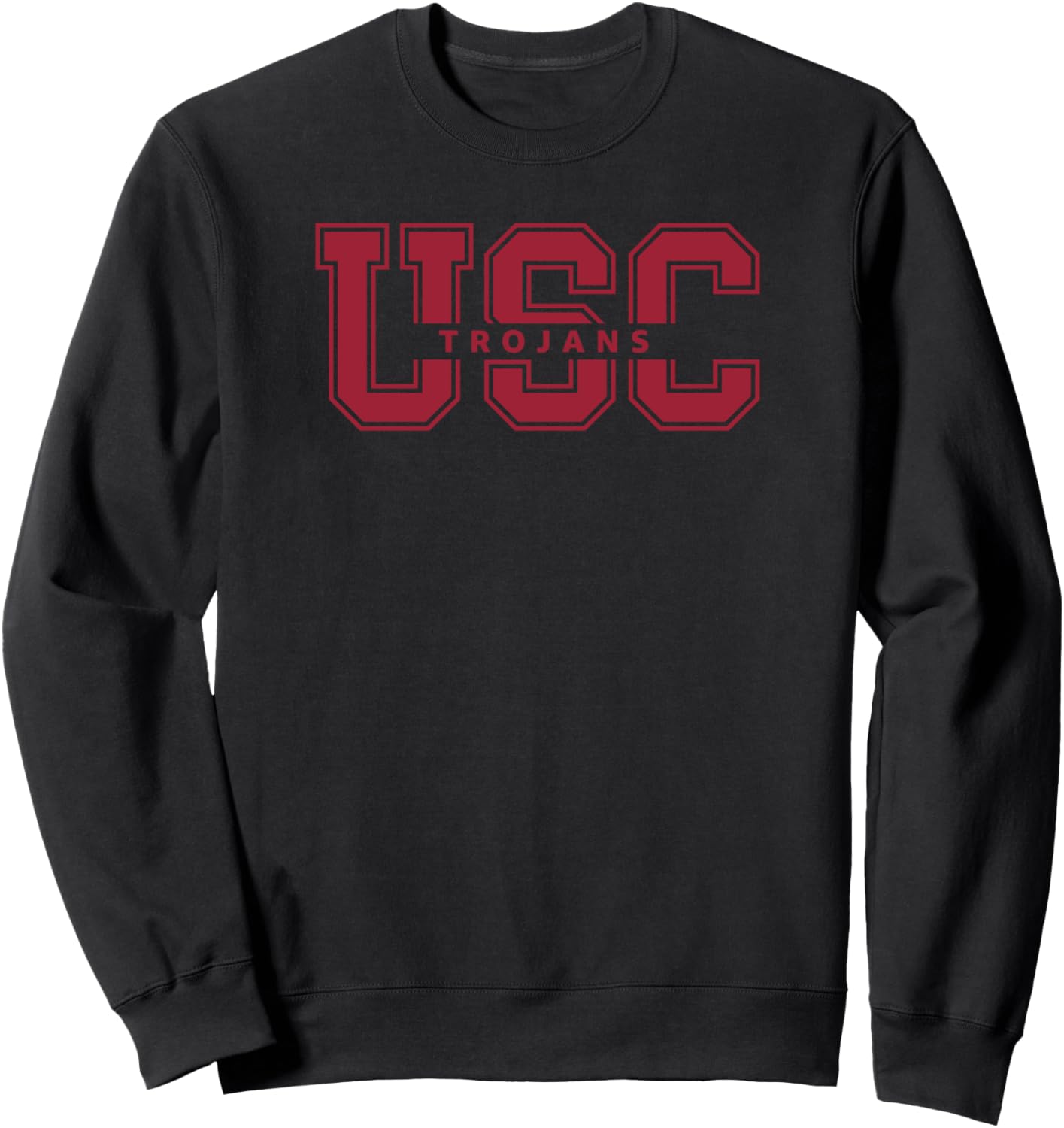 USC Trojans Block Logo Cardinal Sweatshirt for Ultimate Comfort