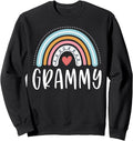 Rainbow Family Sweatshirt: Cozy Grandma Gift