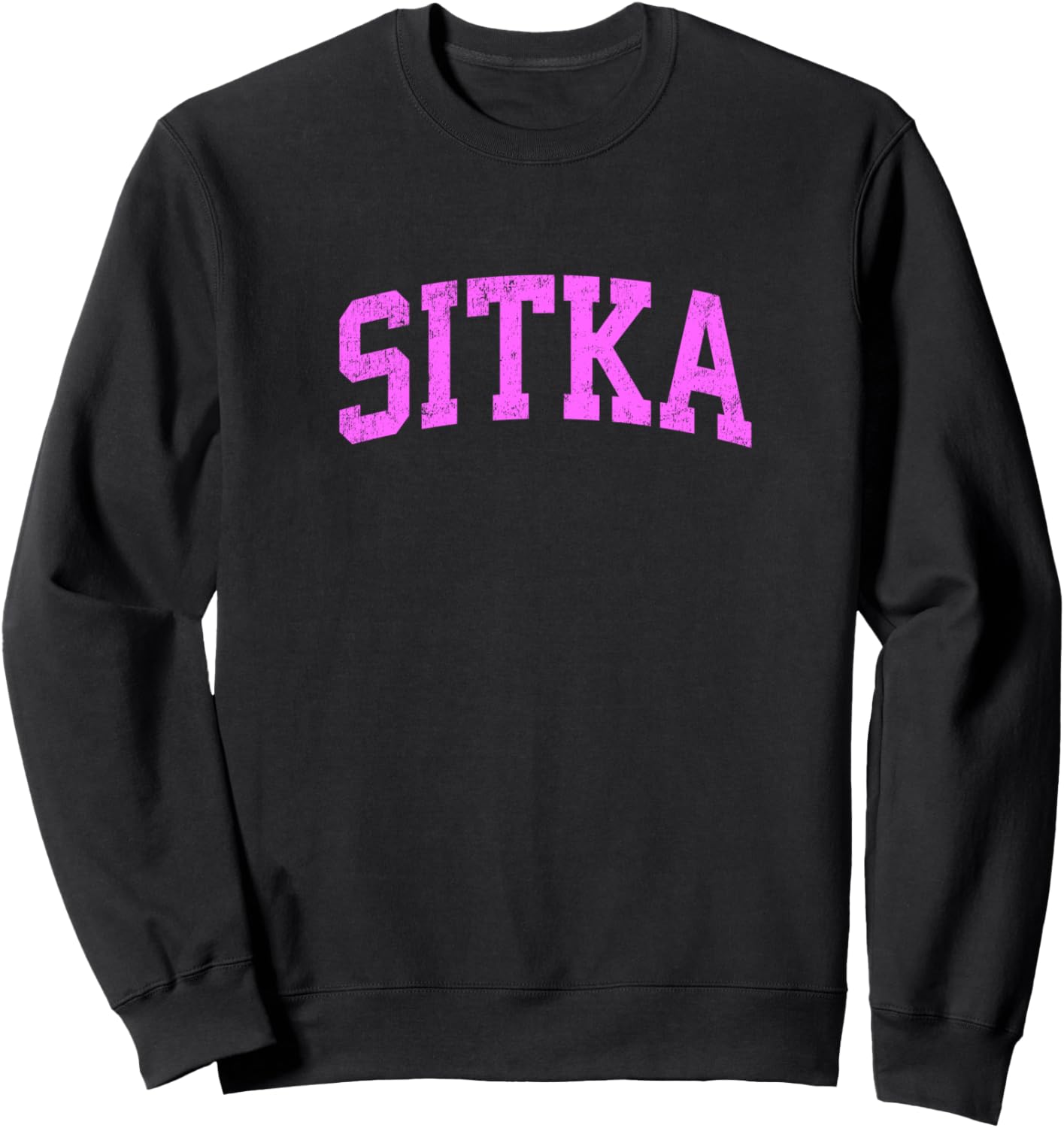 Cozy Vintage Sitka AK Pink Sweatshirt