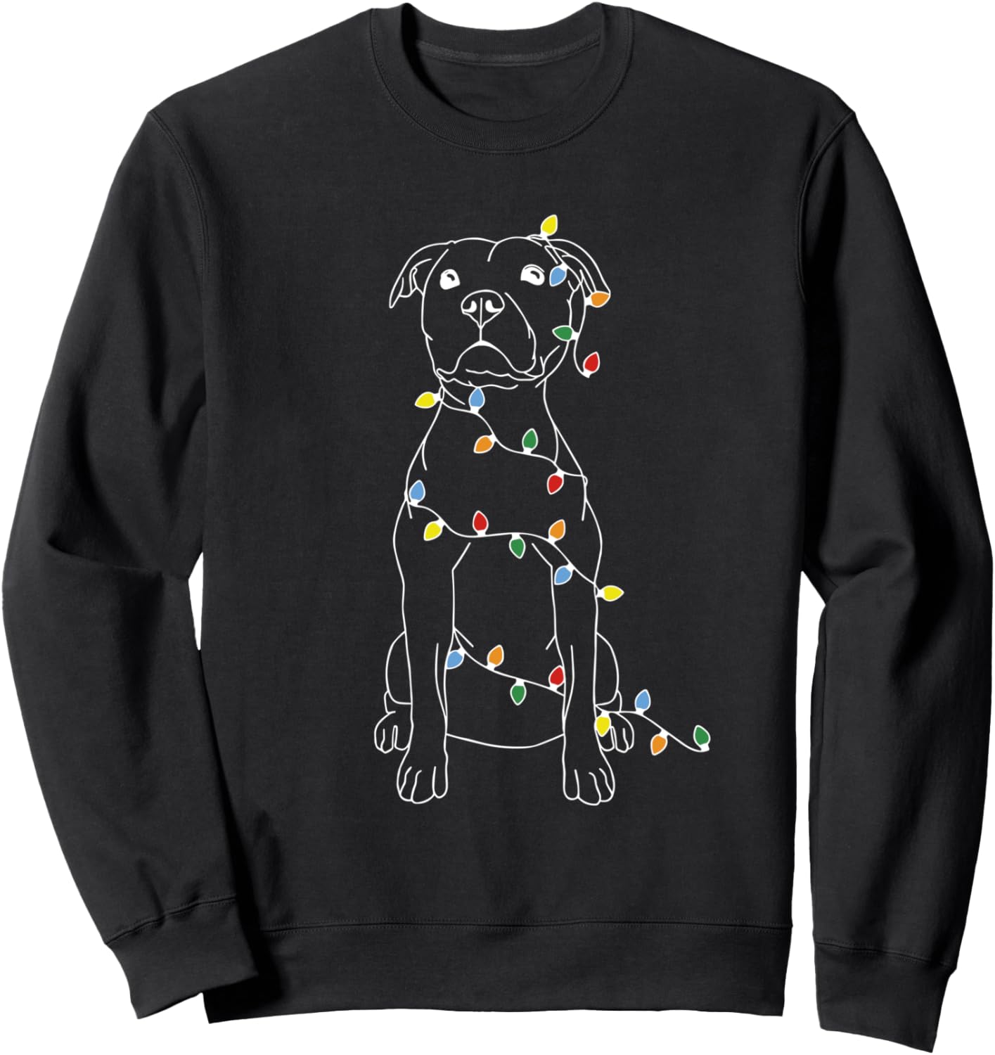 Cozy Xmas Pitbull Lover Sweatshirt