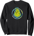 Cozy Grinch Sweatshirt - Dr. Seuss Watercolor Design