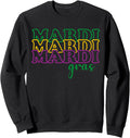 Mardi Gras Fest Vibe Sweatshirt - Family Friendly!