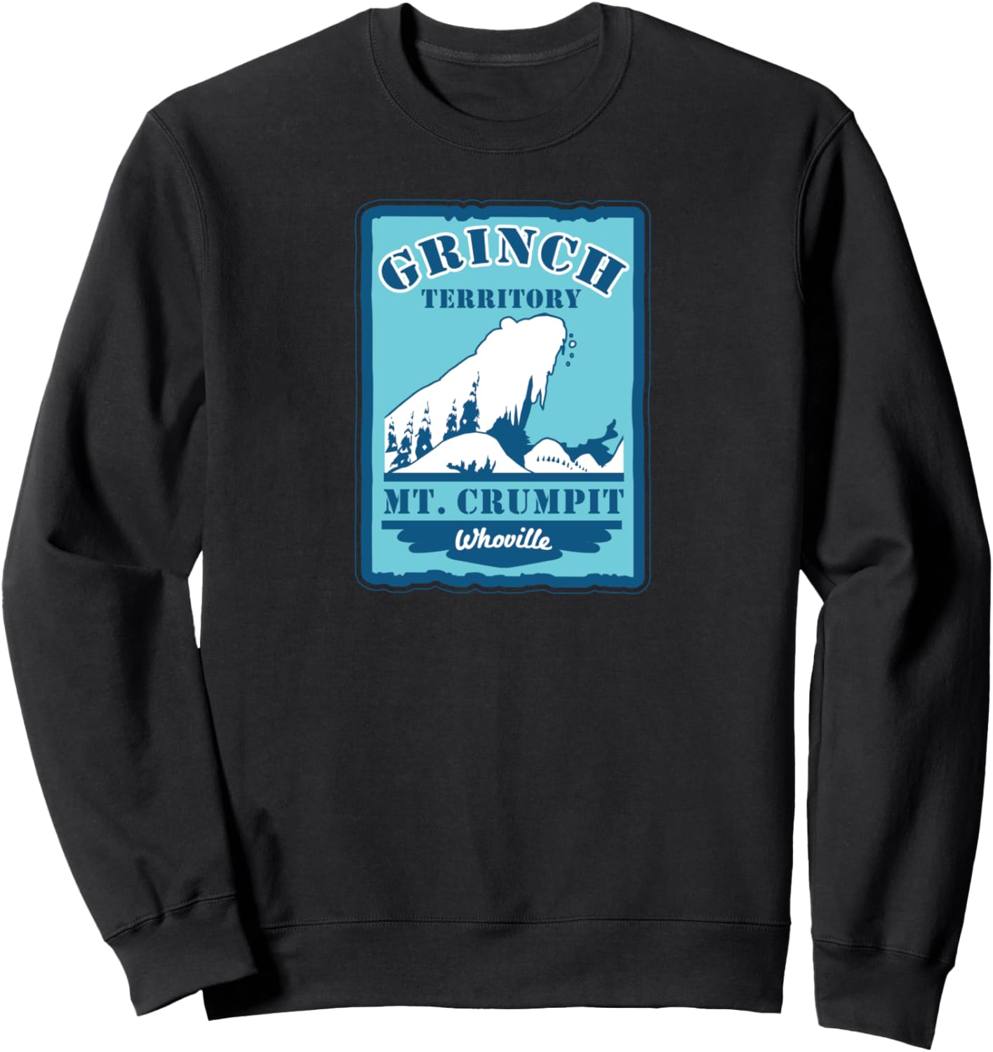 Cozy Grinch Sweatshirt - Mount Crumpit Vibes!