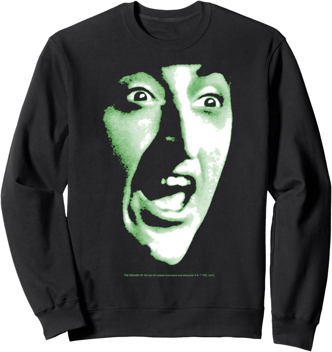 Wizard of Oz Witch Big Face Sweatshirt - Cozy & Enchanting!