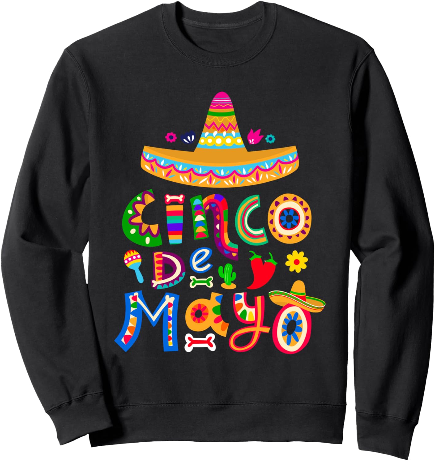 Funny Vintage Mexican Hat Tee