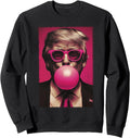 Trump 2024 Political Sweatshirt - Unisex, Black, Small