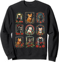 Vintage Kitten Christmas Cats Cat Mom Cat Dad Sweatshirt - Cozy
