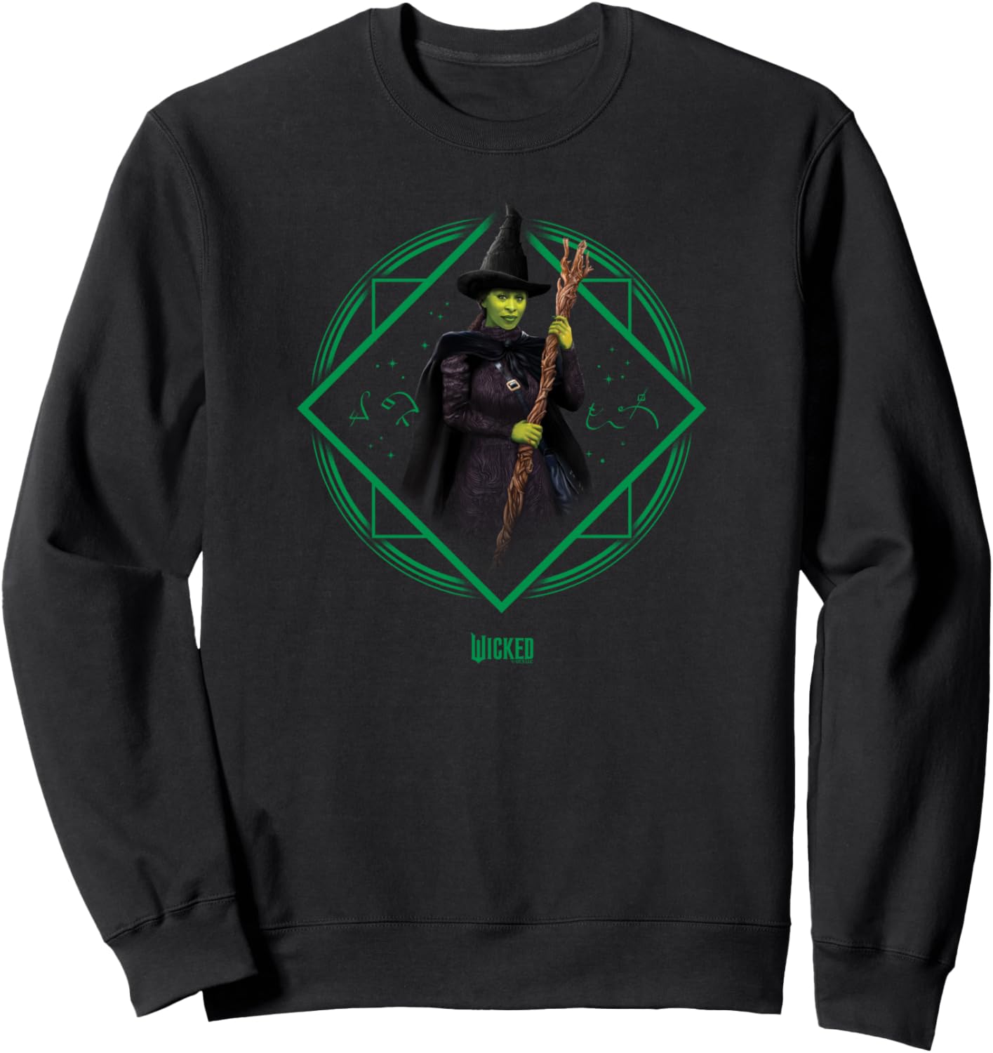 Wicked Elphaba Portrait Sweatshirt - Unleash Your Inner Witch