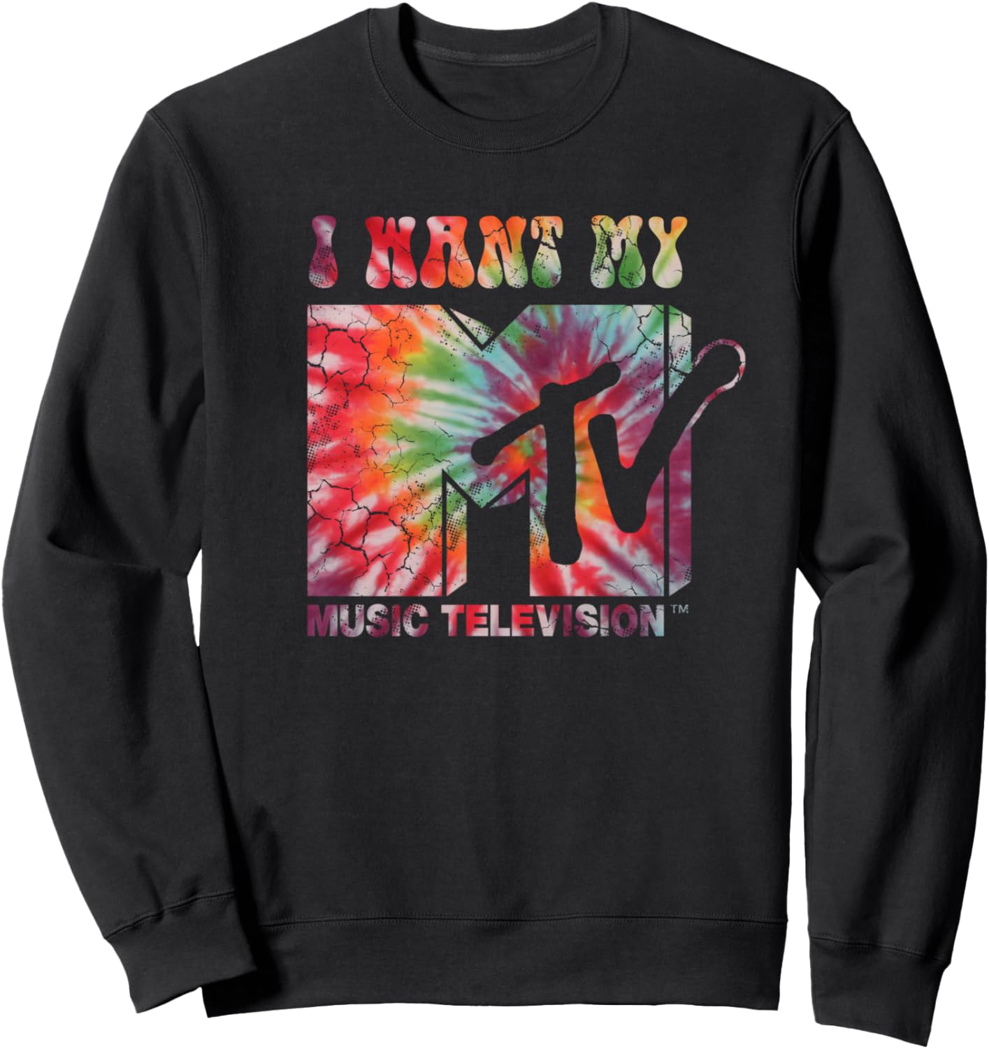 Mademark x MTV Retro Tie Dye Sweatshirt for Ultimate Comfort