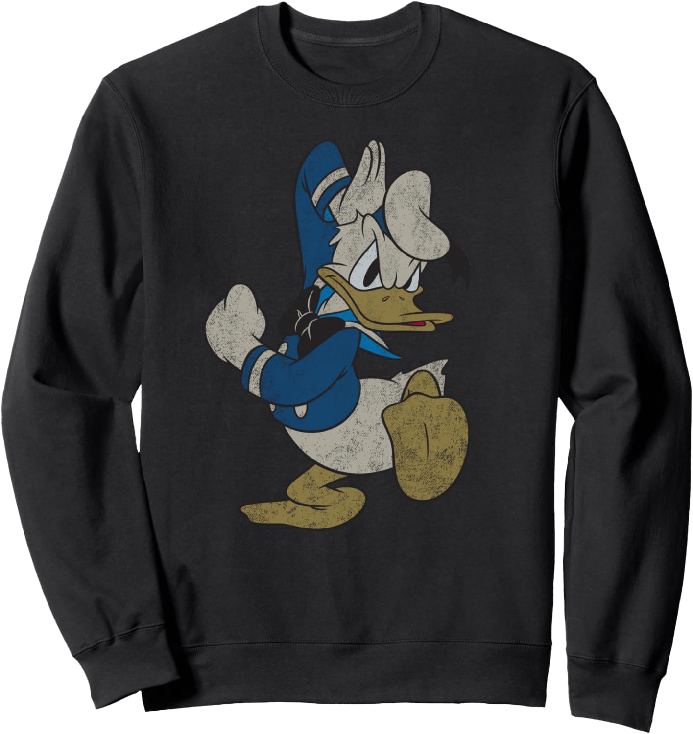 Vintage Angry Donald Duck Sweatshirt by Disney