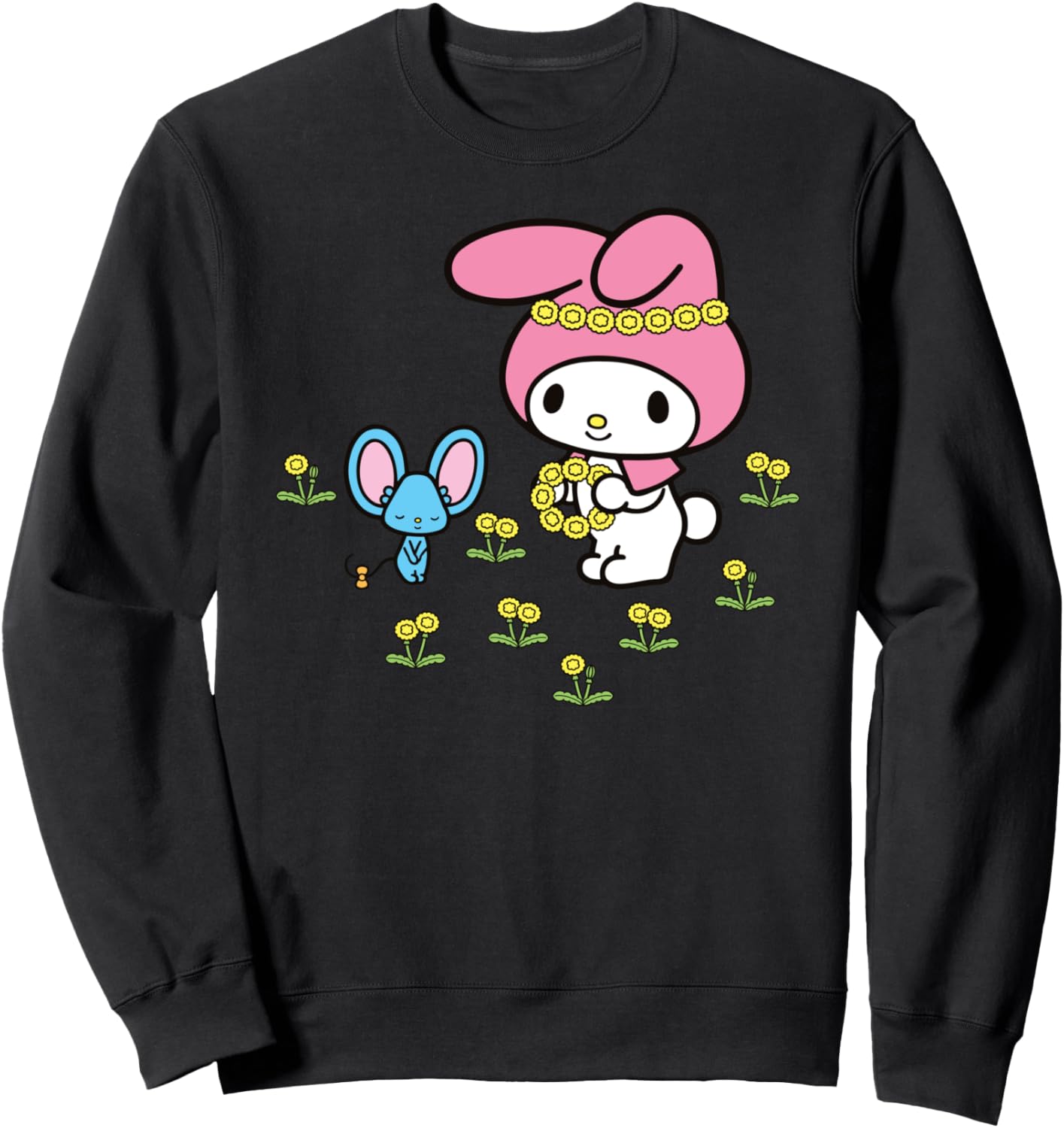 My Melody Flower Crown Sweatshirt - Officially Licensed Apparel