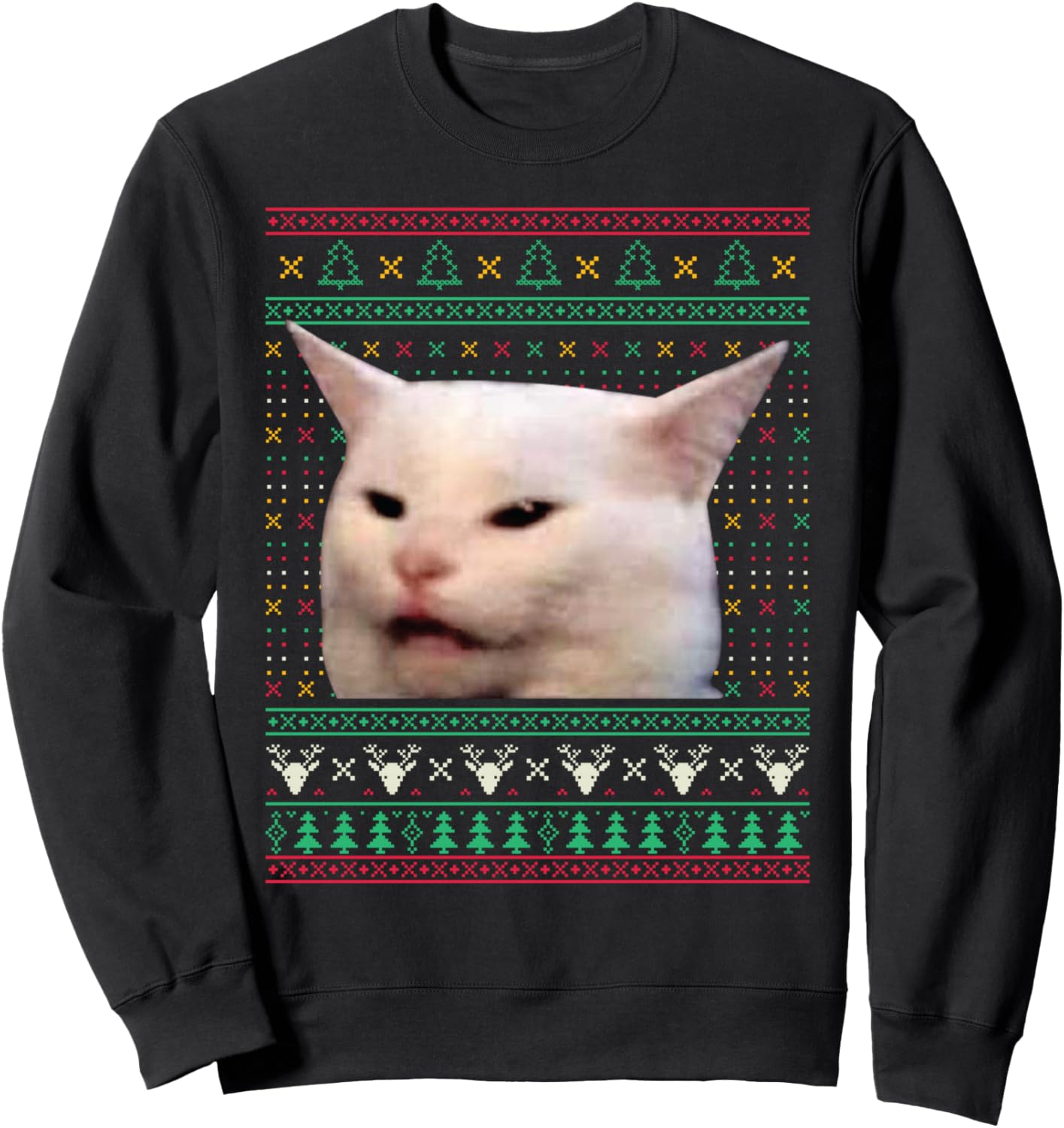 Cat Meme Ugly Christmas Sweater: Hilarious Holiday Attire