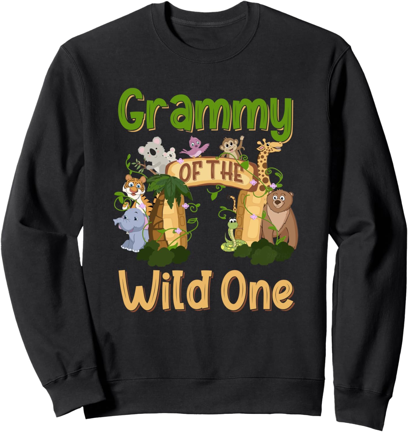 Wild One Zoo Birthday Sweatshirt