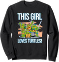 This Girl Loves Turtles Sweatshirt - Cozy Classic Fit