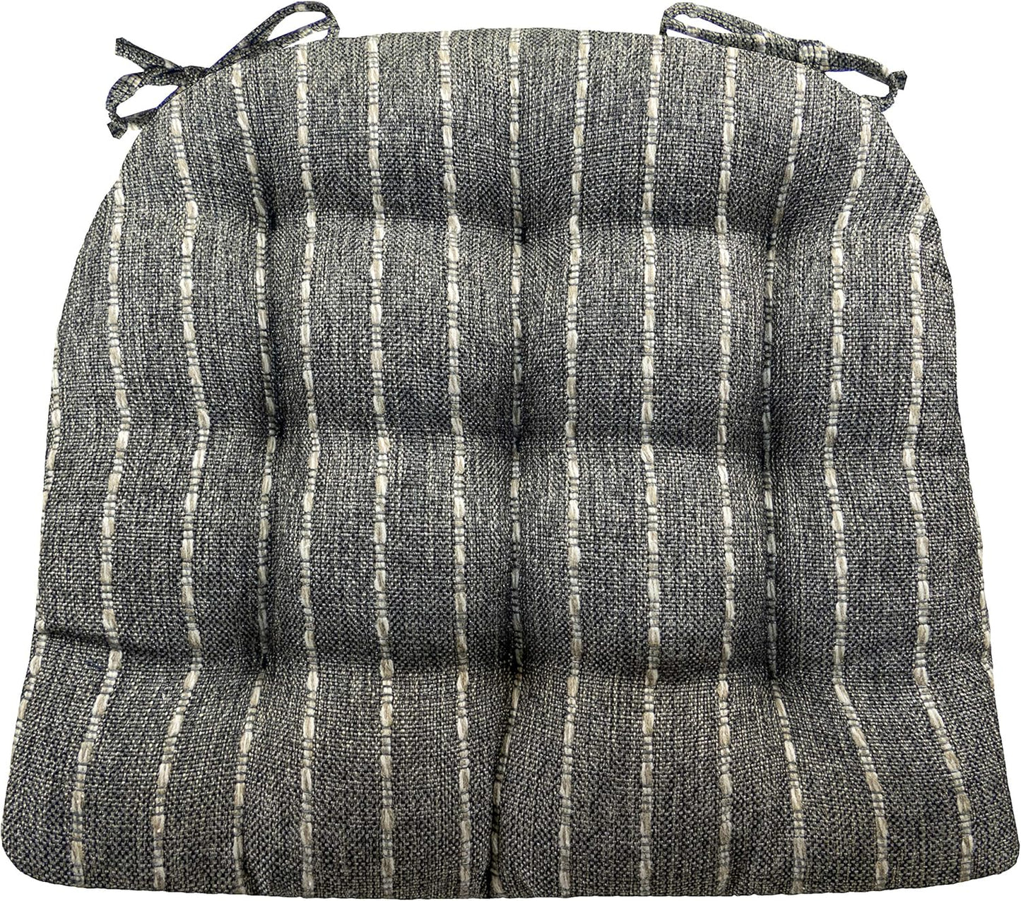 Avante Charcoal Dining Chair Cushions - Small Size Comfort