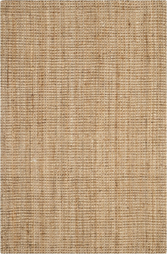 Handmade Jute Area Rug 4x6 - Natural Fiber Collection
