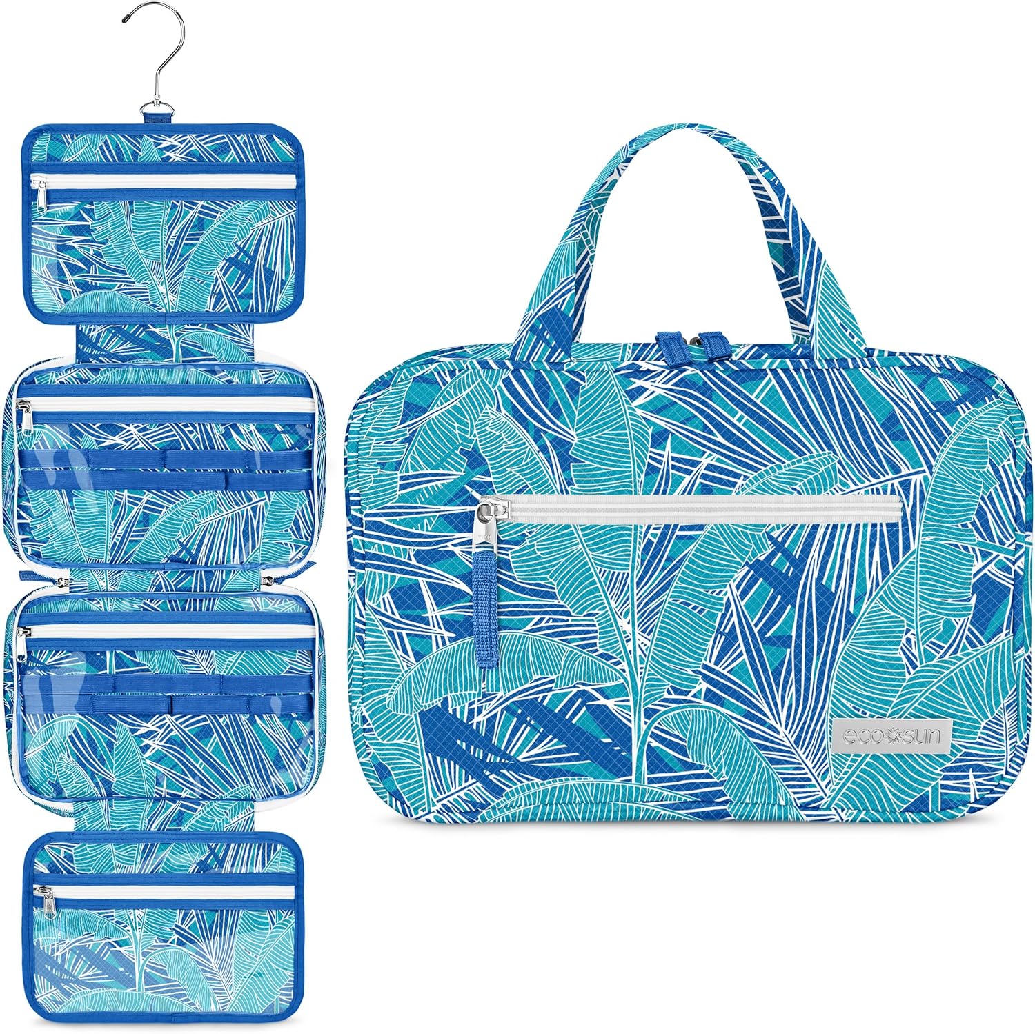 Hanging Travel Toiletry Bag for Organized Bathroom Essentials