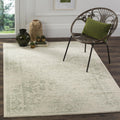 Adirondack Collection Accent Rug 4 ft x 6 ft - Ivory & Sage - Durable