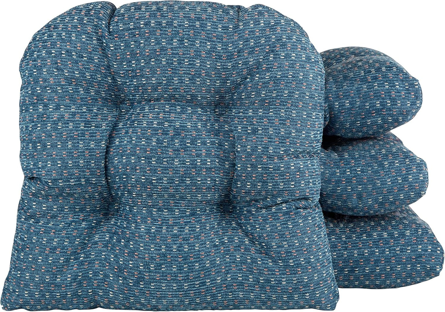 Klear Vu Gripper Overstuffed Non-Slip Dining Chair Cushions