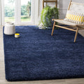 SAFAVIEH Milan Shag Collection Area Rug - Navy 8ft x 10ft