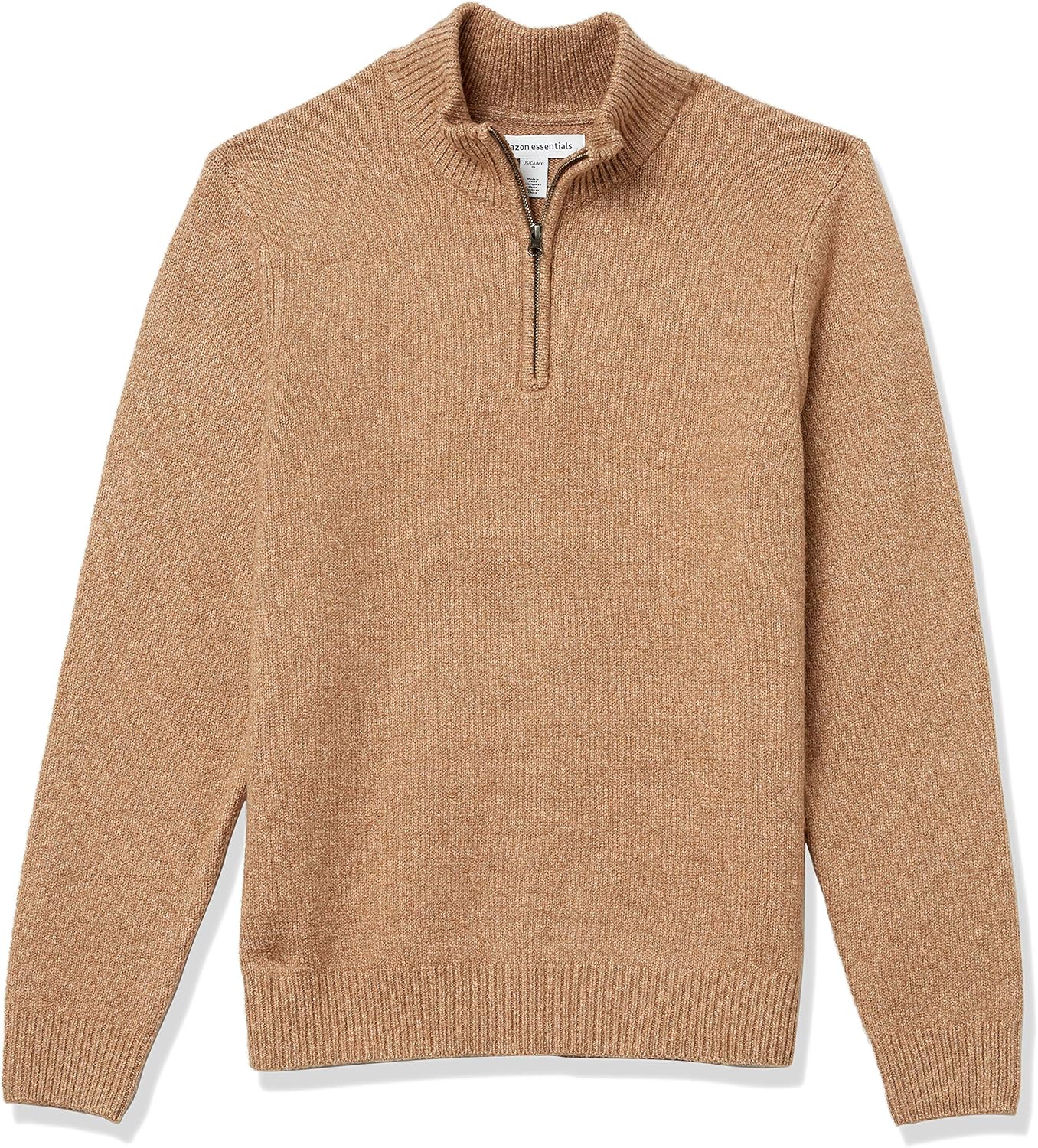 Men's Long-Sleeve Soft Touch Quarter-Zip Sweater for Comfort