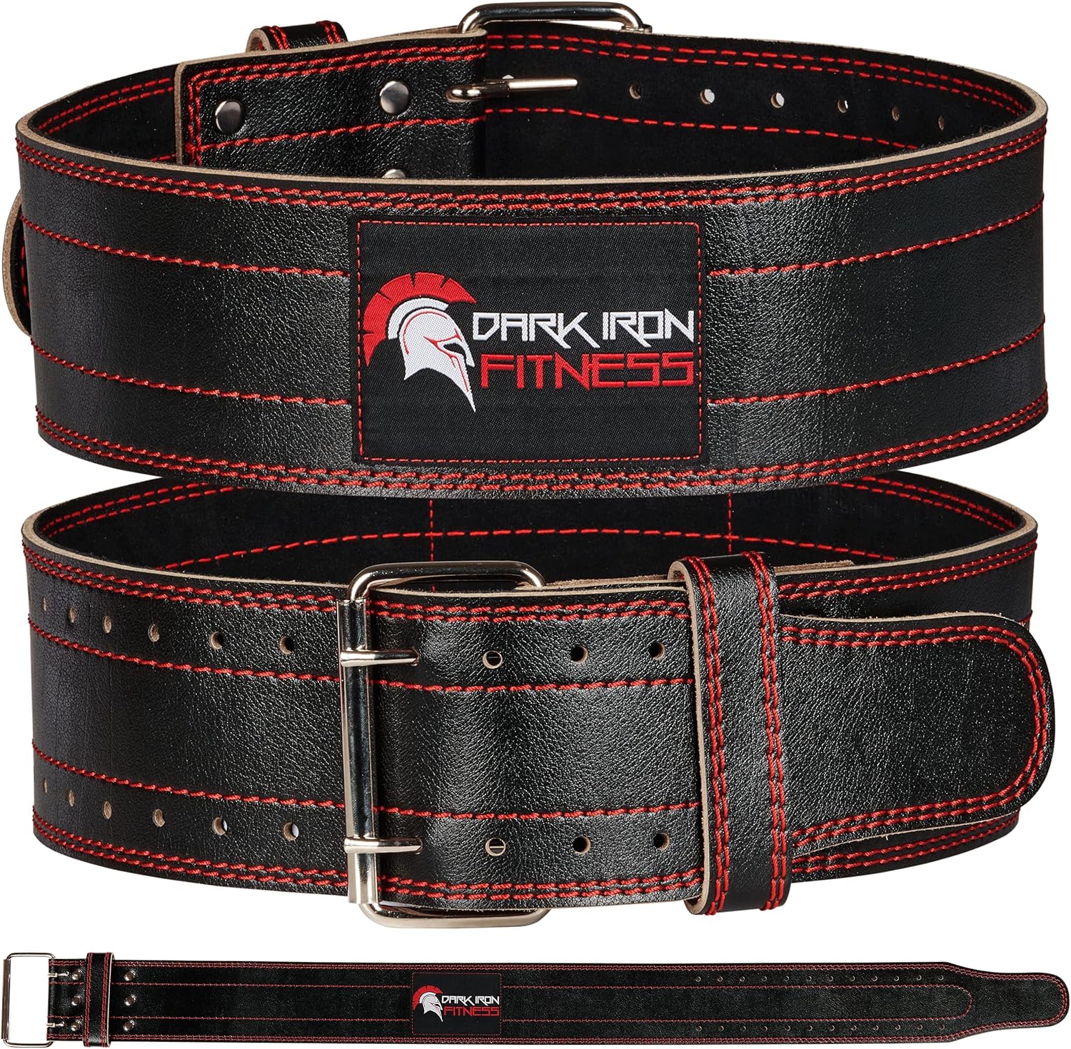 Dark Iron Fitness Weight Lifting Belt for Powerlifting Support