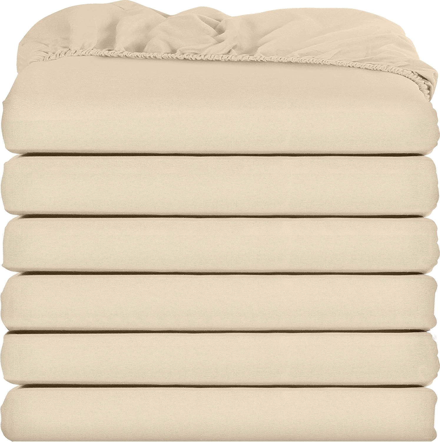 Utopia Bedding Queen Fitted Sheets - Soft Microfiber Pack of 6